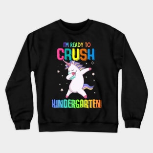 Tee - Unicorn I'm ready to crush Kindergarten 2020 Crewneck Sweatshirt